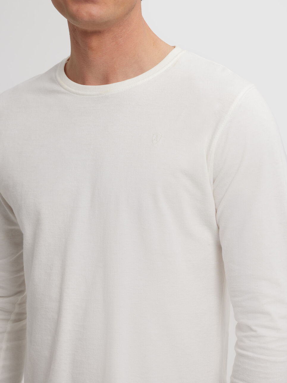 Camiseta básica manga larga blanco Talla L Color BLANCO